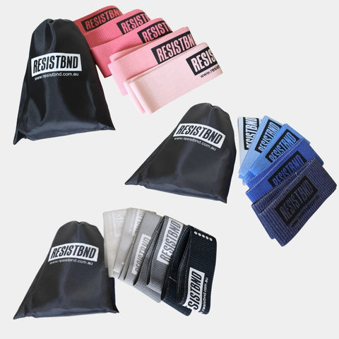 Resistance Bands - Fabric Booty Bands - 5 Pack