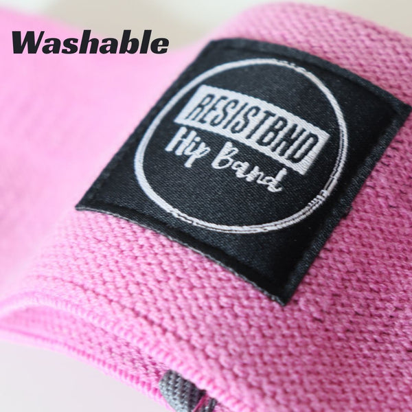Fabric Resistance Bands - Pink Hip Band - Washable